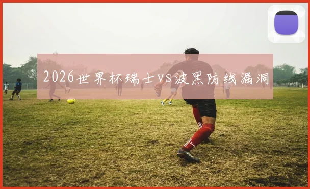 2026世界杯瑞士vs波黑防线漏洞